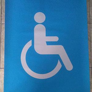 Adesivo 1,20 x 0,80 Demarcação Solo