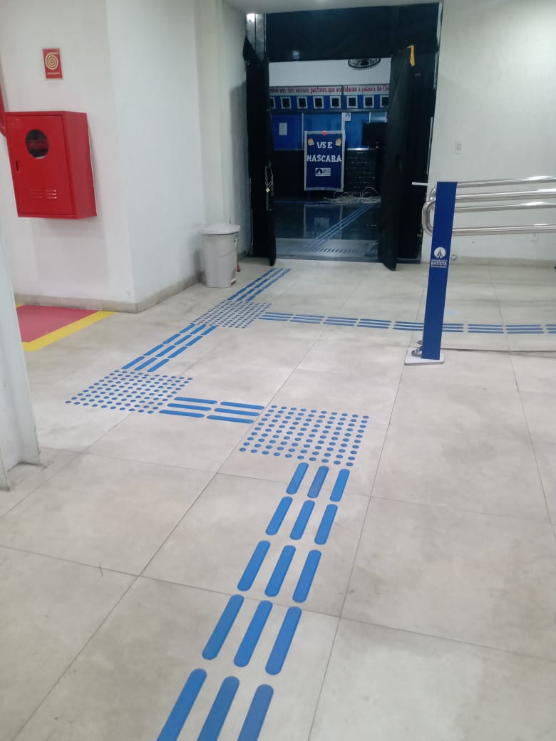 Piso Tátil Elemento PVC
