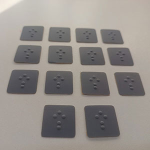 Placa Braille Elevador